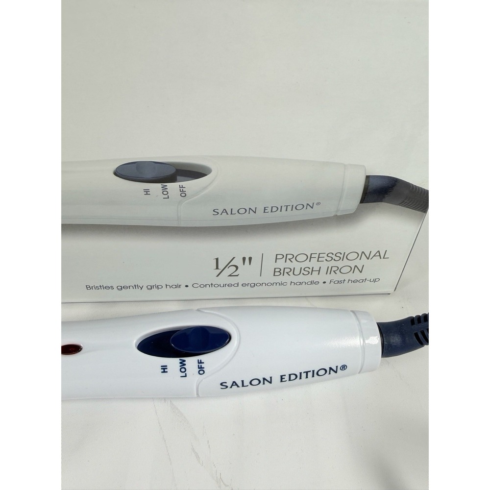 Salon Edition Professional Brush Curling Iron for Short Hair 1/2" Barrel New - Picture 4 of 6